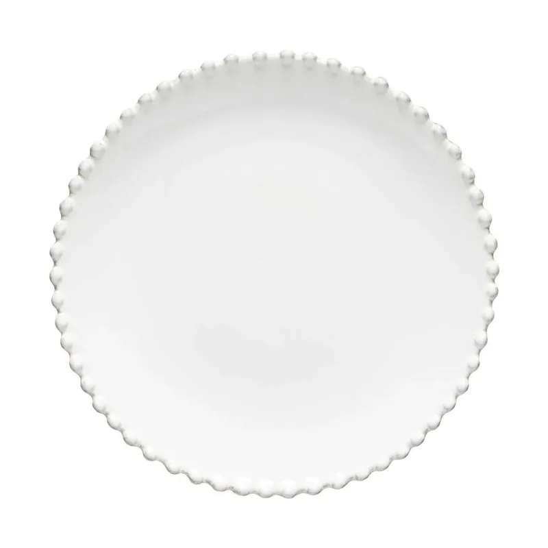 Super okazja Biały talerz kamionkowy Costa Nova Pearl, ⌀ 22 cm Bonami