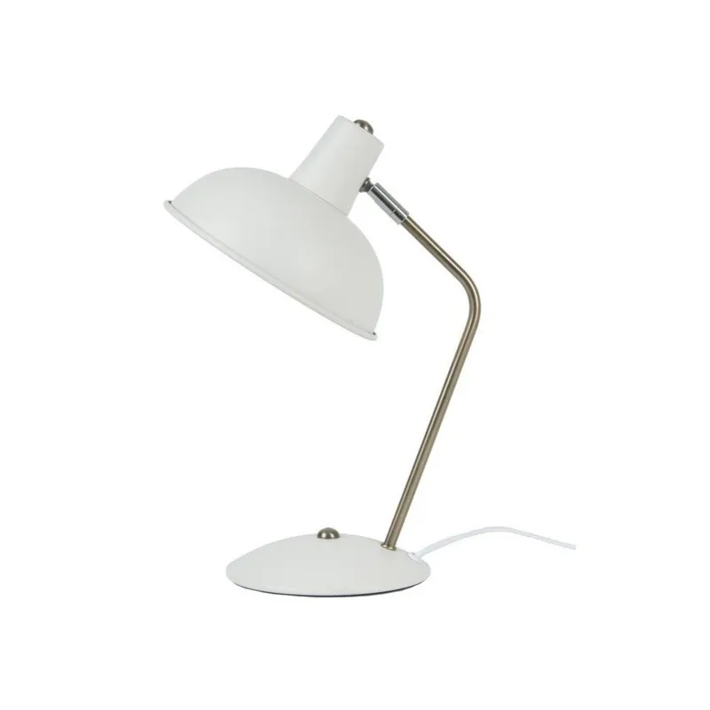 Nie przegap Biała lampa stołowa Present Time Leitmotiv Hood Bonami