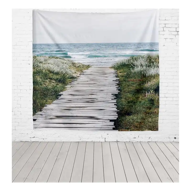 Tkanina dekoracyjna Really Nice Things Beach Way, 140x140 cm Bonami Nowy