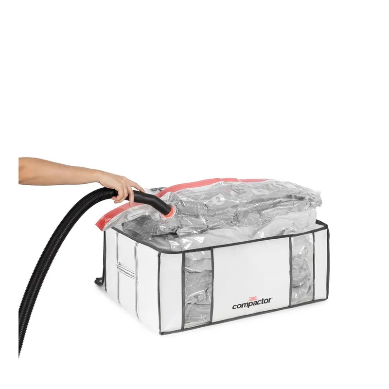 Darmowy zwrot Tekstylny pojemnik do przechowywania ubrań próżniowy/usztywniany 65x45x27 cm Life – Compactor Bonami