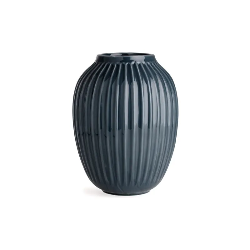 Cena promocyjna Antracytowy kamionkowy wazon Kähler Design Hammershoi, wys. 25 cm Bonami