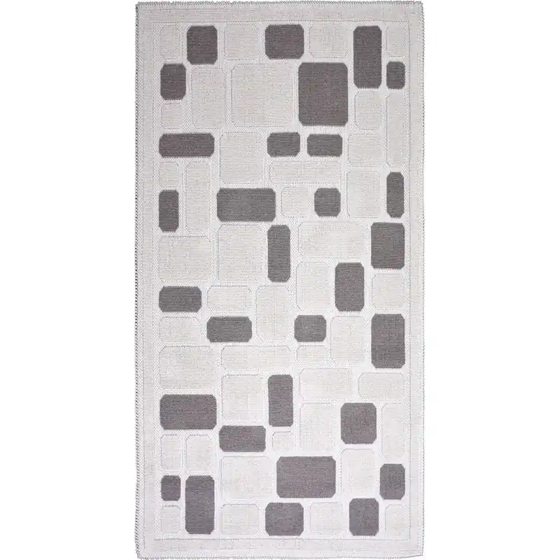Oferta Beżowy bawełniany dywan Vitaus Mozaik, 80x150 cm Bonami