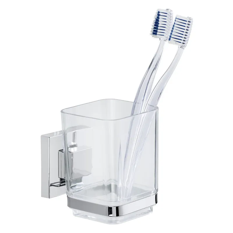 Kubek na szczoteczki z przyssawką Wenko Vacuum-Loc, do 33 kg Bonami Bestseller