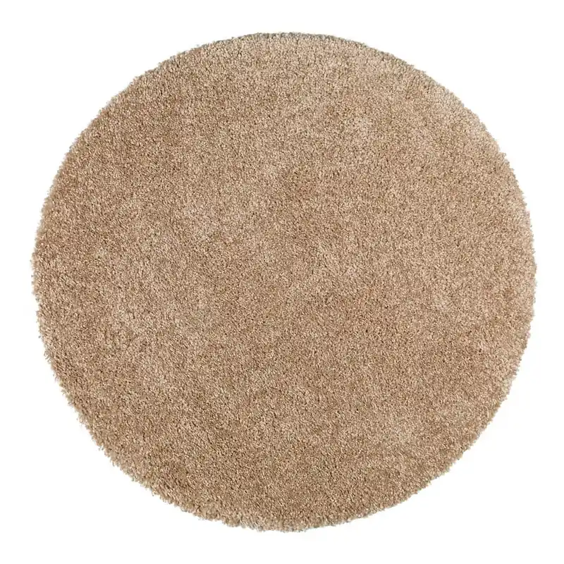 Popularny Jasnobrązowy dywan Universal Aqua Liso, Ø 80 cm Bonami