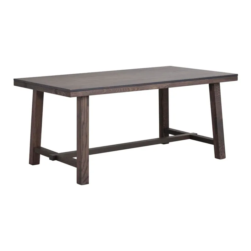 Ciemnobrązow stół z drewna dębowego do jadalni Rowico Brooklyn, 170 x 95 cm Bonami Promocja