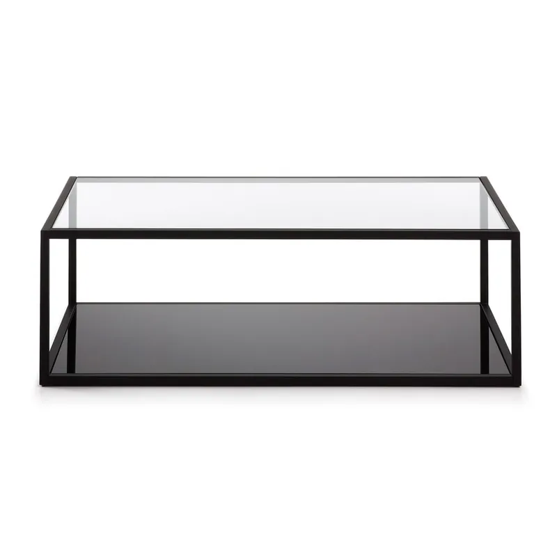Czarny stolik Kave Home Green Hill, 110x60 cm Bonami Szybka dostawa