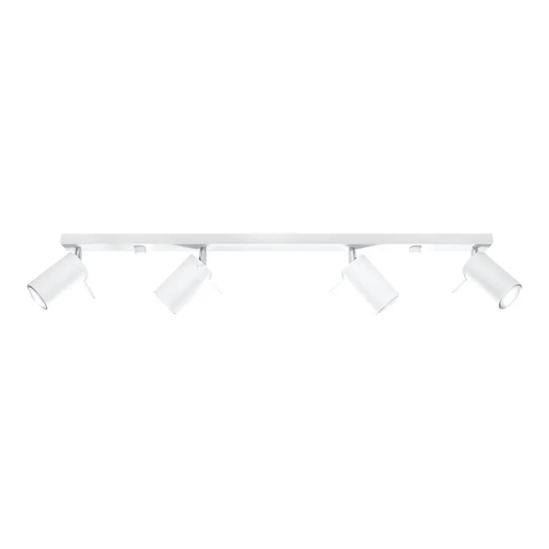 Nowość Biała lampa punktowa 8x80 cm Etna – Sollux Bonami