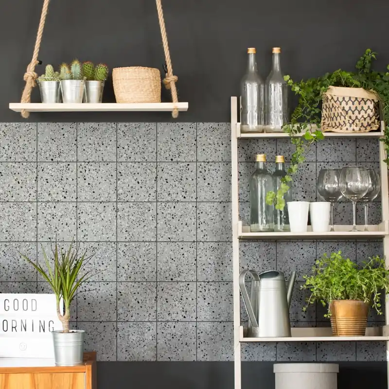 Zestaw naklejek na kafelki 60 szt. 10x10 cm Terrazo – Ambiance Bonami Ostatnia szansa