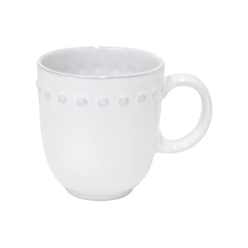 Ostatnie sztuki Biały kamionkowy kubek Costa Nova Pearl, 370 ml Bonami