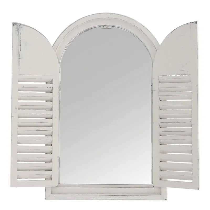 Do wyczerpania zapasów Lustro z drewnianą ramą ogrodowe 37x59 cm – Esschert Design Bonami