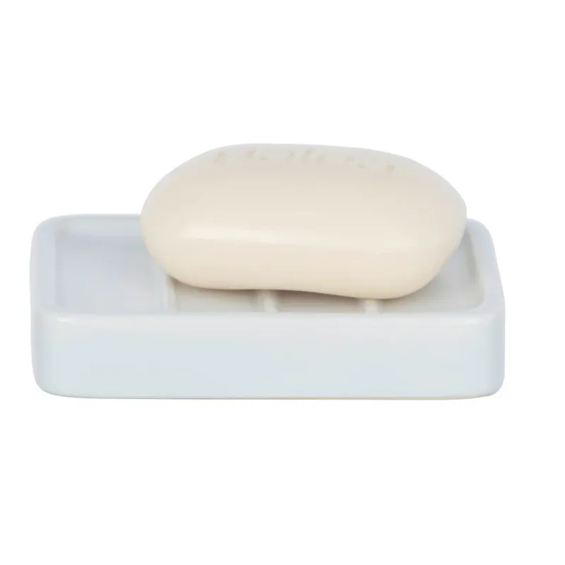 Matowobiała ceramiczna mydelniczka Wenko Hexa Bonami Bestseller
