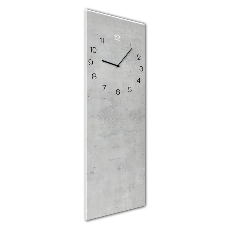 Zegar ścienny Styler Glassclock Concrete, 20x60 cm Bonami Kup online