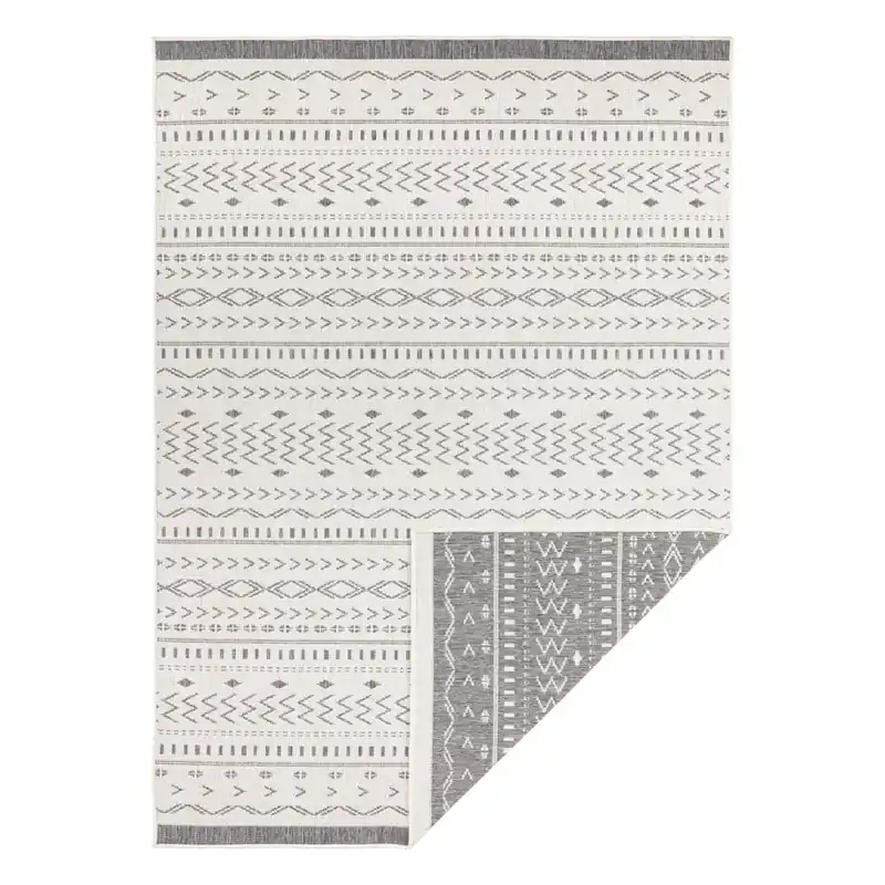 Ograniczona ilość Szaro-kremowy dywan odpowiedni na zewnątrz NORTHRUGS Kuba, 150x80 cm Bonami