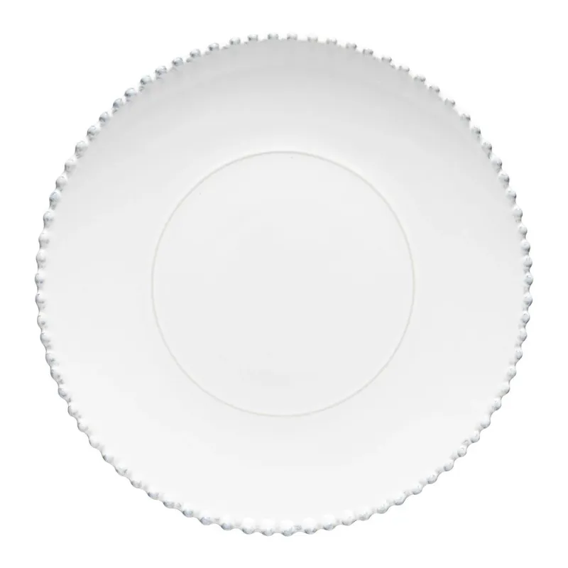 Bezpieczna płatność Biały kamionkowy talerz ø 34 cm Pearl – Costa Nova Bonami
