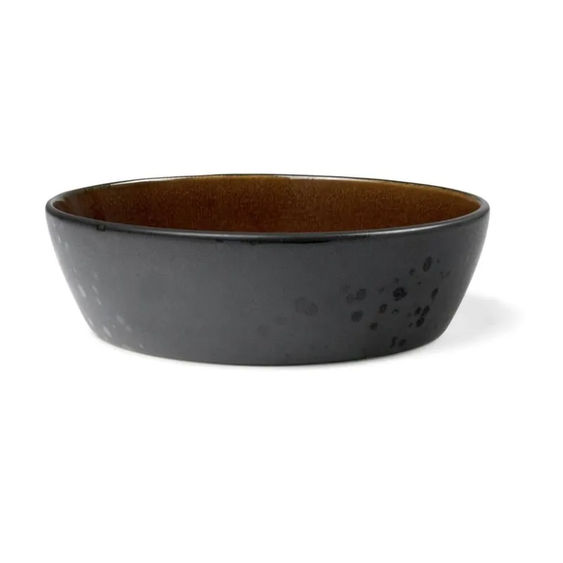 Cena promocyjna Czarna/w bursztynowym kolorze kamionkowa miska Gastro Black/Amber – Bitz Bonami