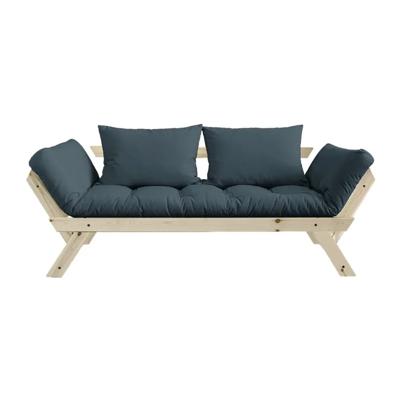 Oferta czasowa Sofa rozkładana z niebieskozielonym pokryciem Karup Design Bebop Natural/Petrol Blue Bonami