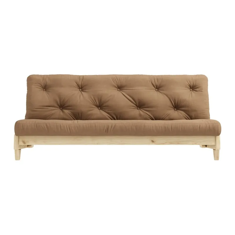 Sofa rozkładana z brązowym pokryciem Karup Design Fresh Natural/Mocca Bonami Sprawdź teraz