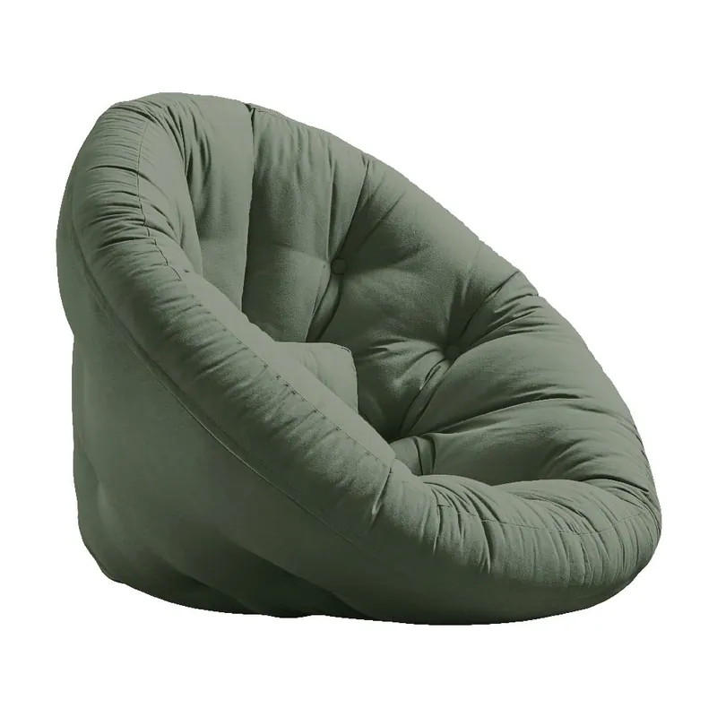 Nowy Rozkładany fotel Karup Design Nido Olive Green Bonami