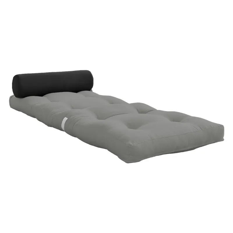 Tylko dziś Szary materac futon 70x200 cm Wrap Grey/Dark Grey – Karup Design Bonami