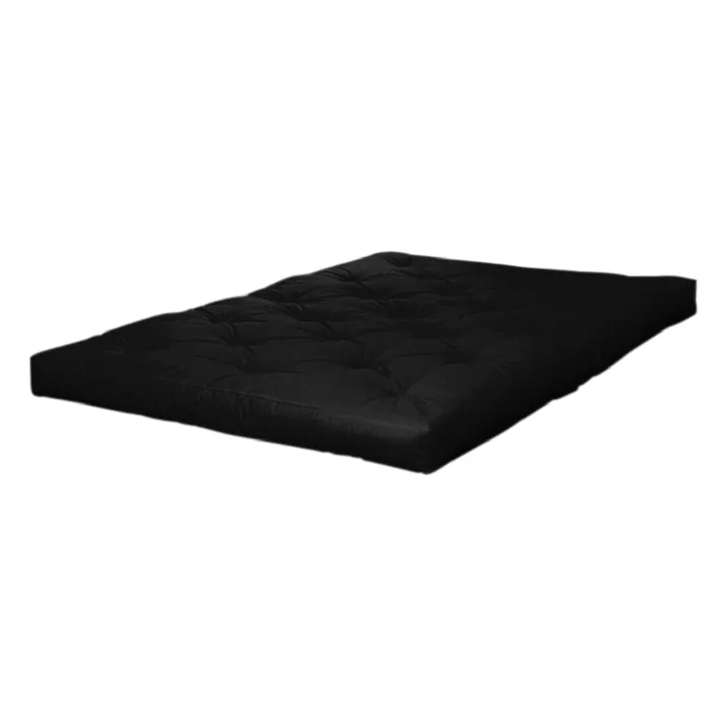 Czarny średnio twardy materac futon 120x200 cm Coco Black – Karup Design Bonami Nowość