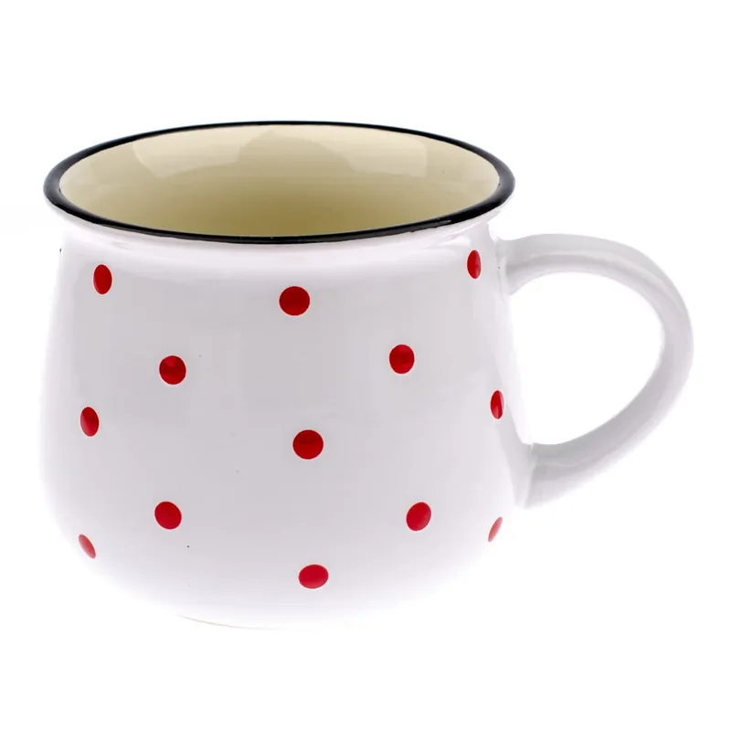 Czerwony kubek ceramiczny 770 ml Happy Time – Dakls Bonami Łatwy zwrot