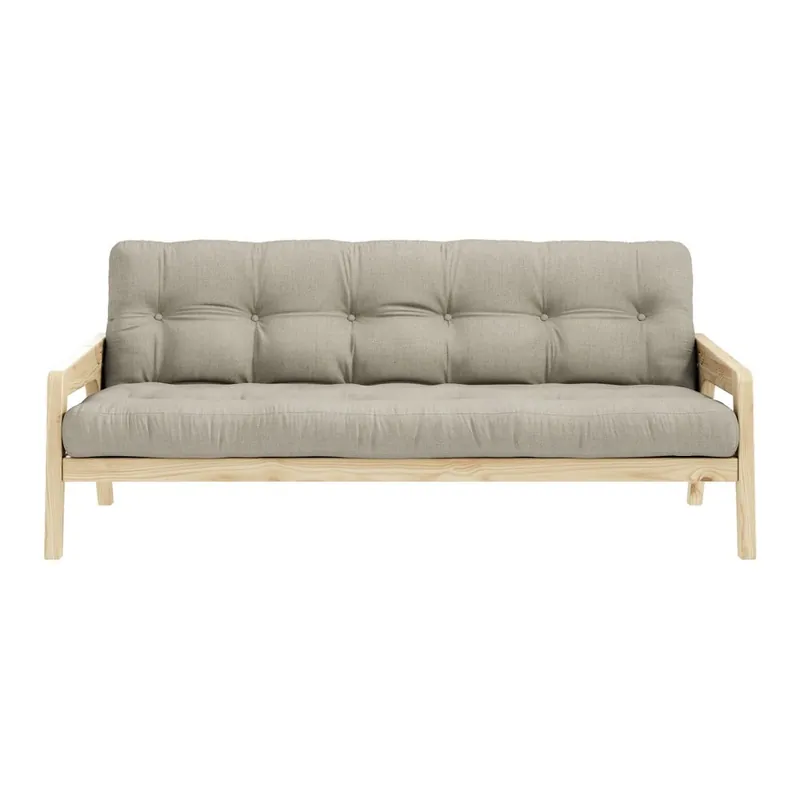 Wielofunkcyjna sofa Karup Design Grab Natural Clear/Linen Beige Bonami Taniej