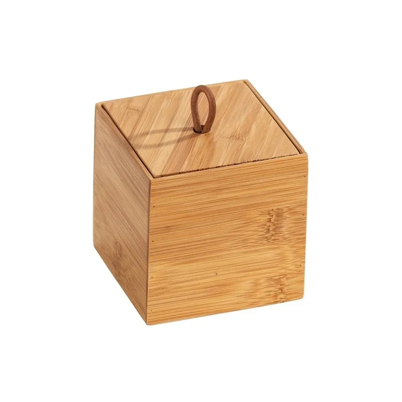 Wyjątkowa oferta Bambusowy pojemnik z pokrywką Wenko Terra, szer. 9 cm Bonami