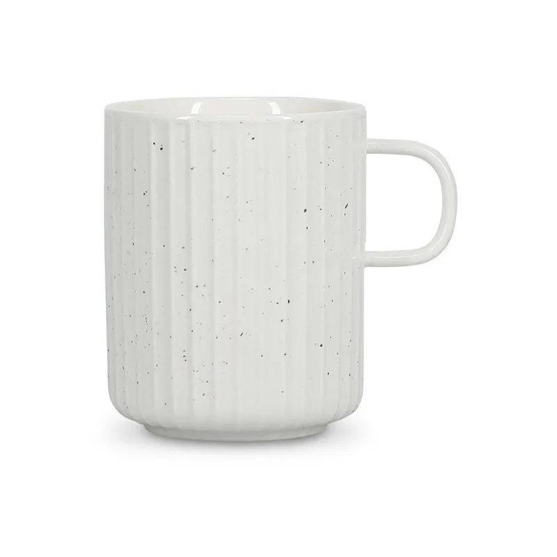Szybka dostawa Biały kubek new bone china 410 ml Ora Gloss – Salt&Pepper Bonami