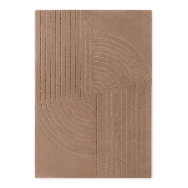 Beżowy wełniany dywan tkany ręcznie 80x150 cm Arcura – Vikosa Bonami Szybka wysyłka