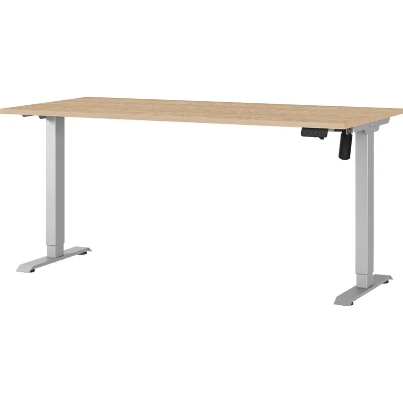 Bestseller Biurko z regulowaną wysokością z elektryczną regulacją wysokości z blatem w dekorze dębu 80x160 cm Boras – Germania Bonami