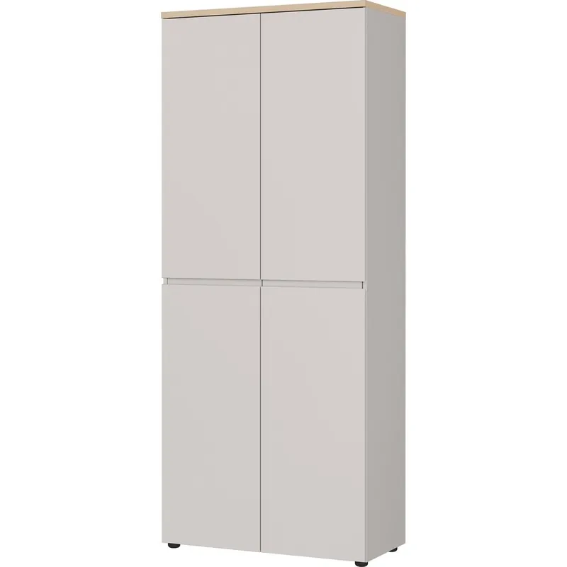 Nowy Kremowa szafka z matowym wykończeniem 80x197x40 cm Lissabon – Germania Bonami