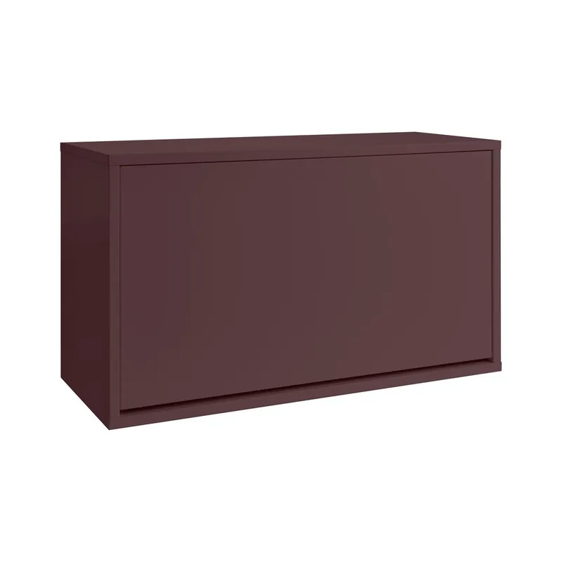 Bordowa uchylna/wisząca szafka na buty 70x30x40 cm – ReCollector Bonami Oferta