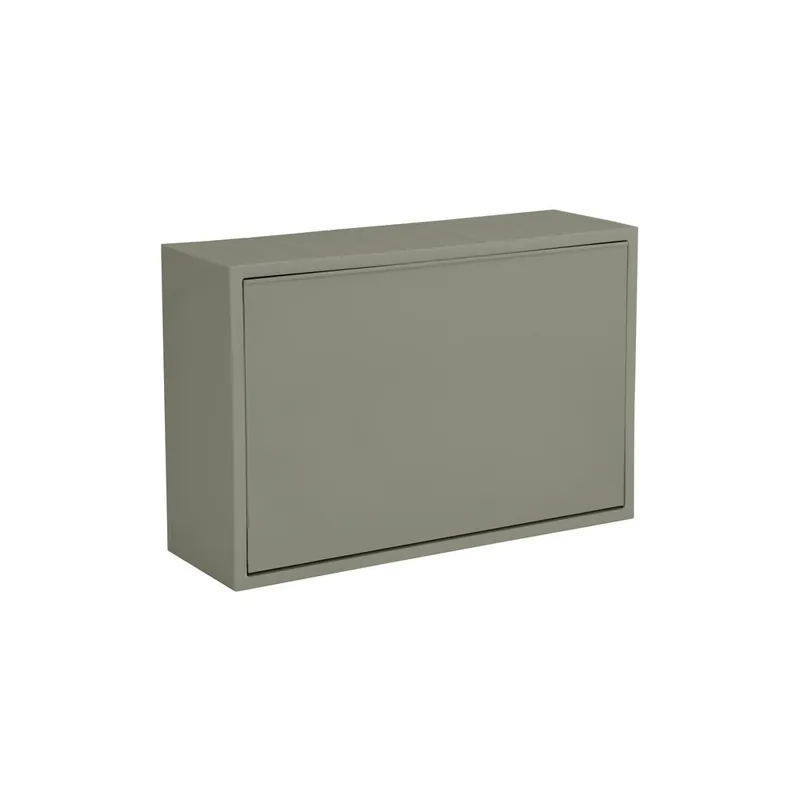 Oferta czasowa Szarozielony ścienny kosz na śmieci z plastiku z recyklingu Mini Box – ReCollector Bonami
