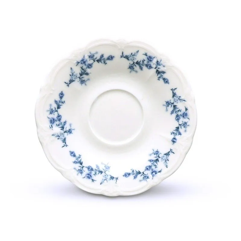Rabat Biały/niebieski porcelanowy spodek ø 12 cm Retro – BonBistro Bonami