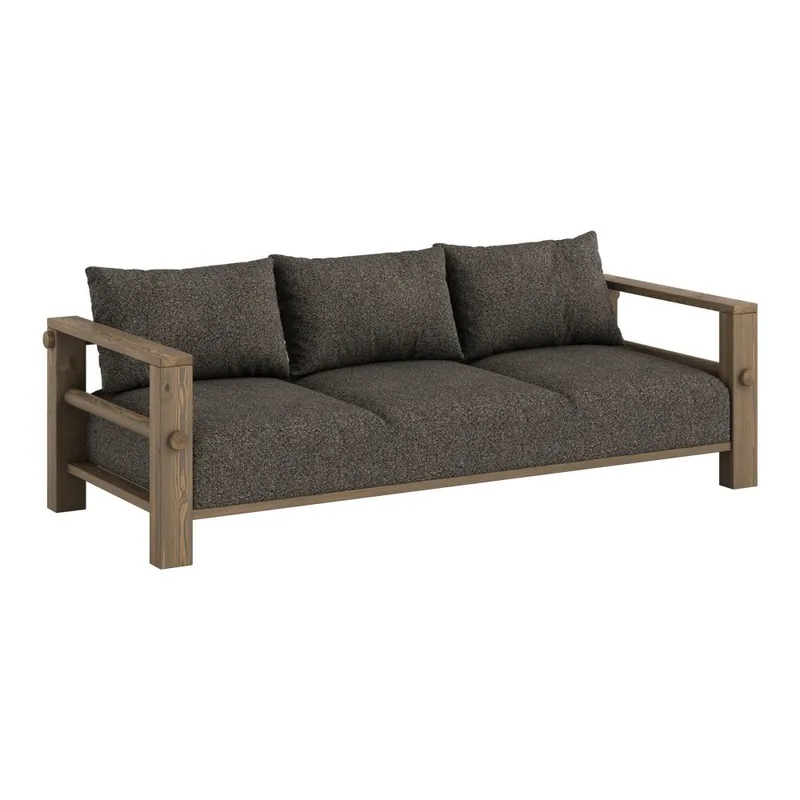 Ciemnoszara sofa 225 cm Bare – Karup Bonami Wyprzedaż