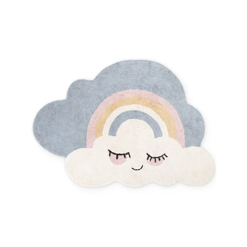 Ekspresowa dostawa Kremowy bawełniany dywan dziecięcy odpowiedni do prania/tkany ręcznie 140x200 cm Snuggle Nappi – Hanse Home Bonami