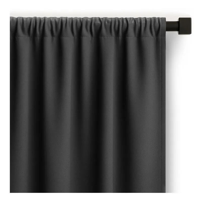 Antracytowa zasłona częściowo zaciemniająca (dimout) 140x270 cm Carli – Restilo Bonami Łatwy zwrot