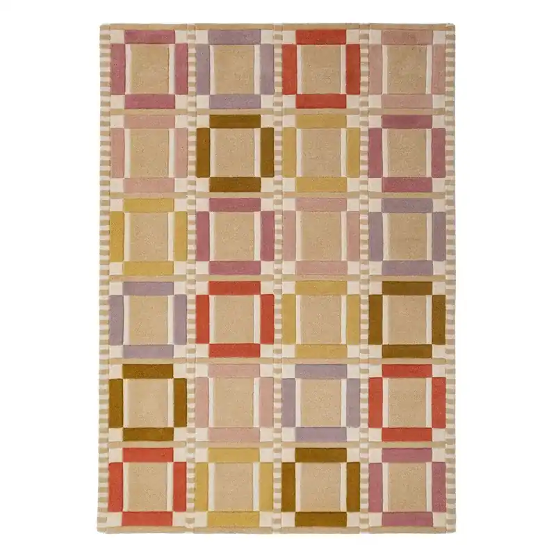 Wełniany dywan tkany ręcznie w naturalnym kolorze 160x230 cm Quadro Wool – Flair Rugs Bonami Dostępne od ręki
