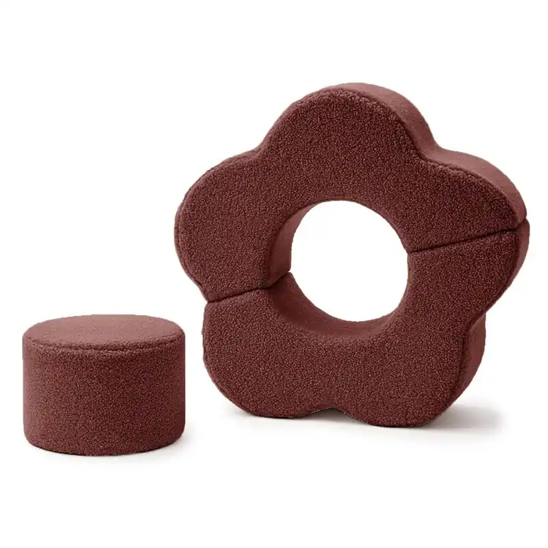 Zamów dziś Brązowy piankowy plac zabaw 3 szt. z materiału bouclé wysokość 27 cm 88x90 cm – Meowbaby Bonami