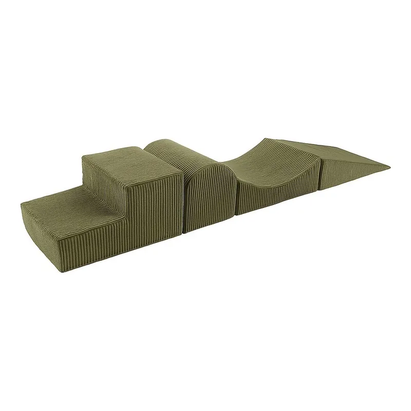 Tylko dziś Piankowy plac zabaw 3 szt. w kolorze khaki wysokość 30 cm 45x193 cm – Meowbaby Bonami
