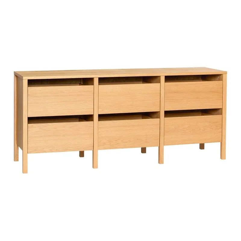 Komoda w dekorze dębu w naturalnym kolorze 150x65x40 cm Forma – Hübsch Bonami Oferta czasowa