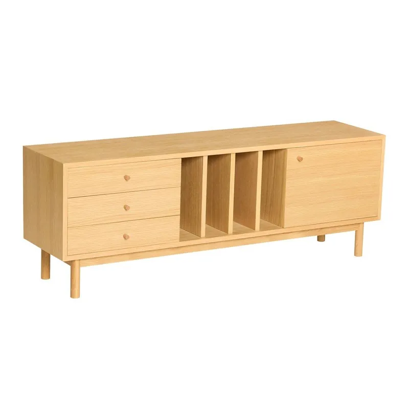 Taniej Komoda w dekorze dębu w naturalnym kolorze 140x50x37 cm Nobby – Hübsch Bonami