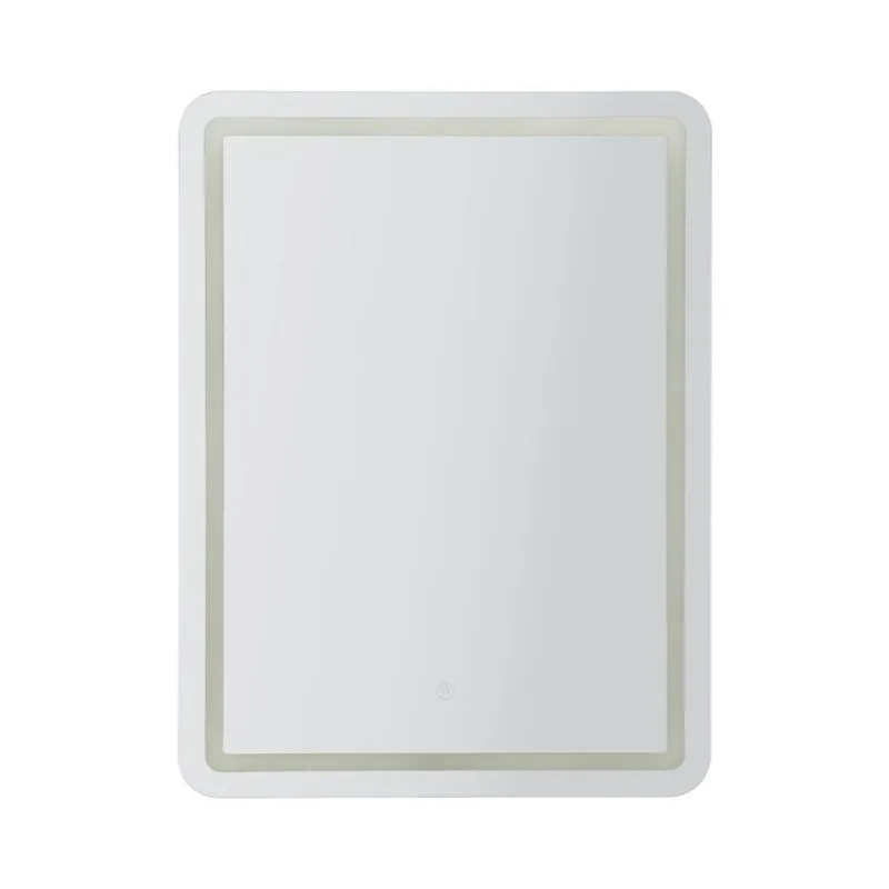 Najlepsza cena Lustro z oświetleniem ścienne 60x80 cm Simple – Mauro Ferretti Bonami