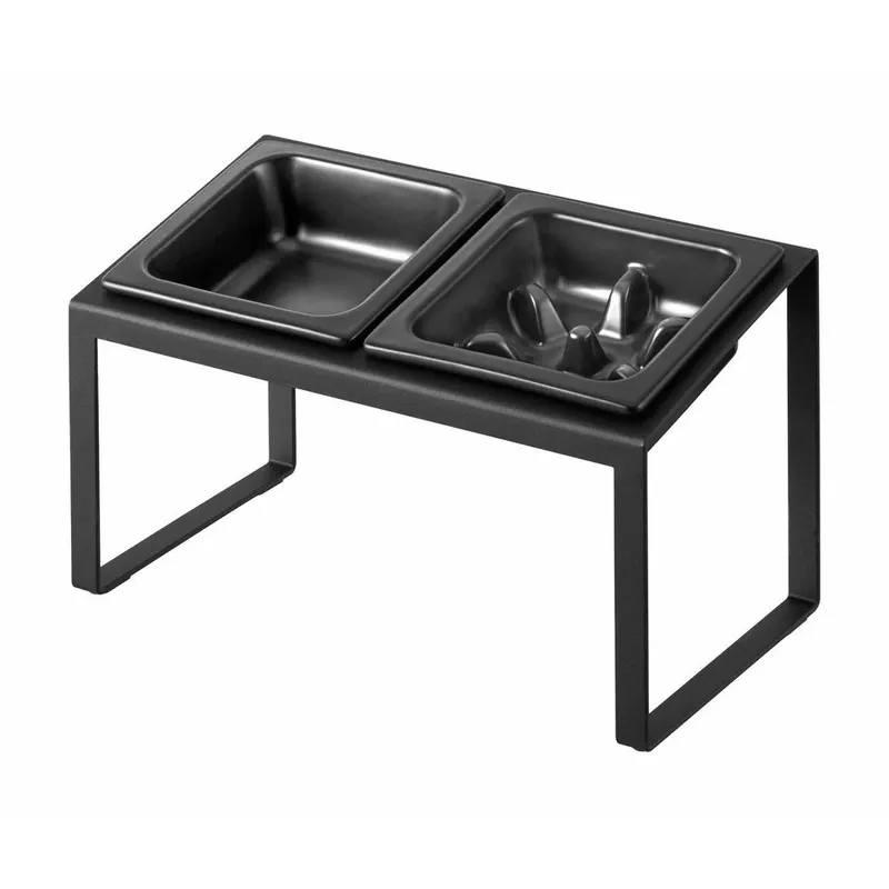 Zestaw misek ze stojakiem dla czworonoga ceramiczny Nooks – YAMAZAKI Bonami Darmowy zwrot