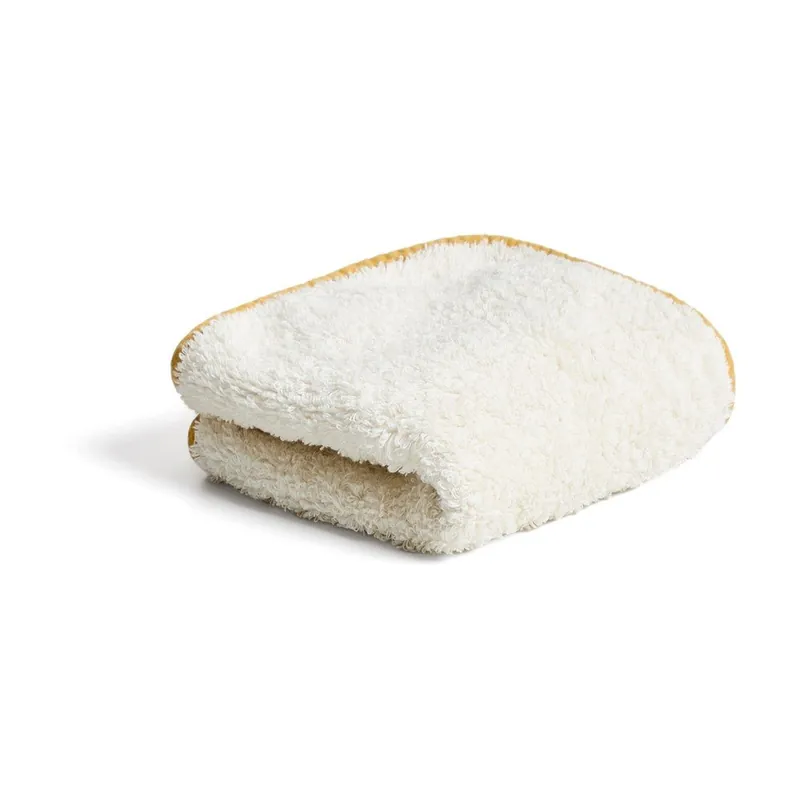 Żółty/biały bawełniany ręcznik frotte 30x50 cm Sedora – Kave Home Bonami Ekspresowa dostawa