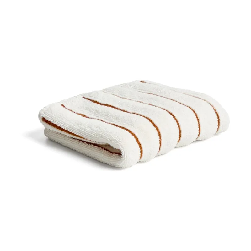 Szybka dostawa Pomarańczowy/beżowy bawełniany ręcznik frotte 30x50 cm Dorane – Kave Home Bonami