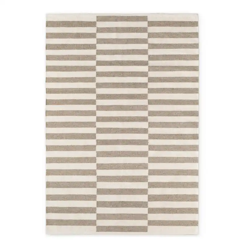 Biały/szary wełniany dywan dwustronny/tkany ręcznie 160x230 cm Vika – Hanse Home Bonami Wysoka jakość