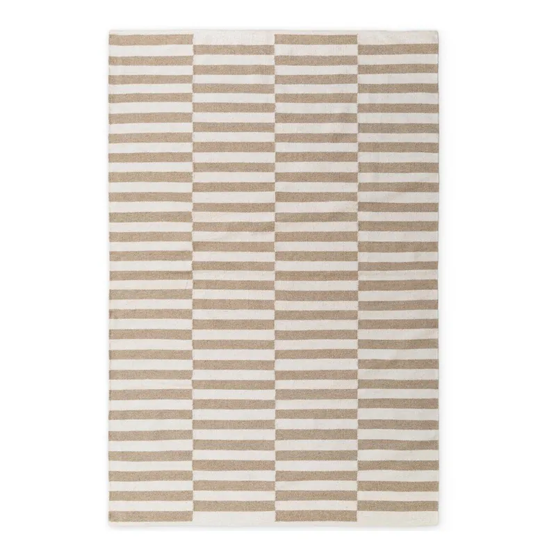 Wybór klientów Biały/jasnobrązowy wełniany dywan dwustronny/tkany ręcznie 200x300 cm Vika – Hanse Home Bonami