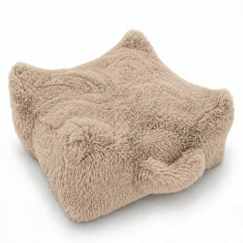 Dziecięcy worek do siedzenia w jasnym naturalnym kolorze Mammoth – Meowbaby Bonami Oferta limitowana