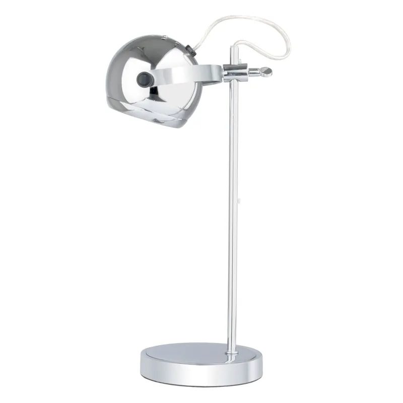 Darmowy zwrot Lampa stołowa retro, chromowa Bonami